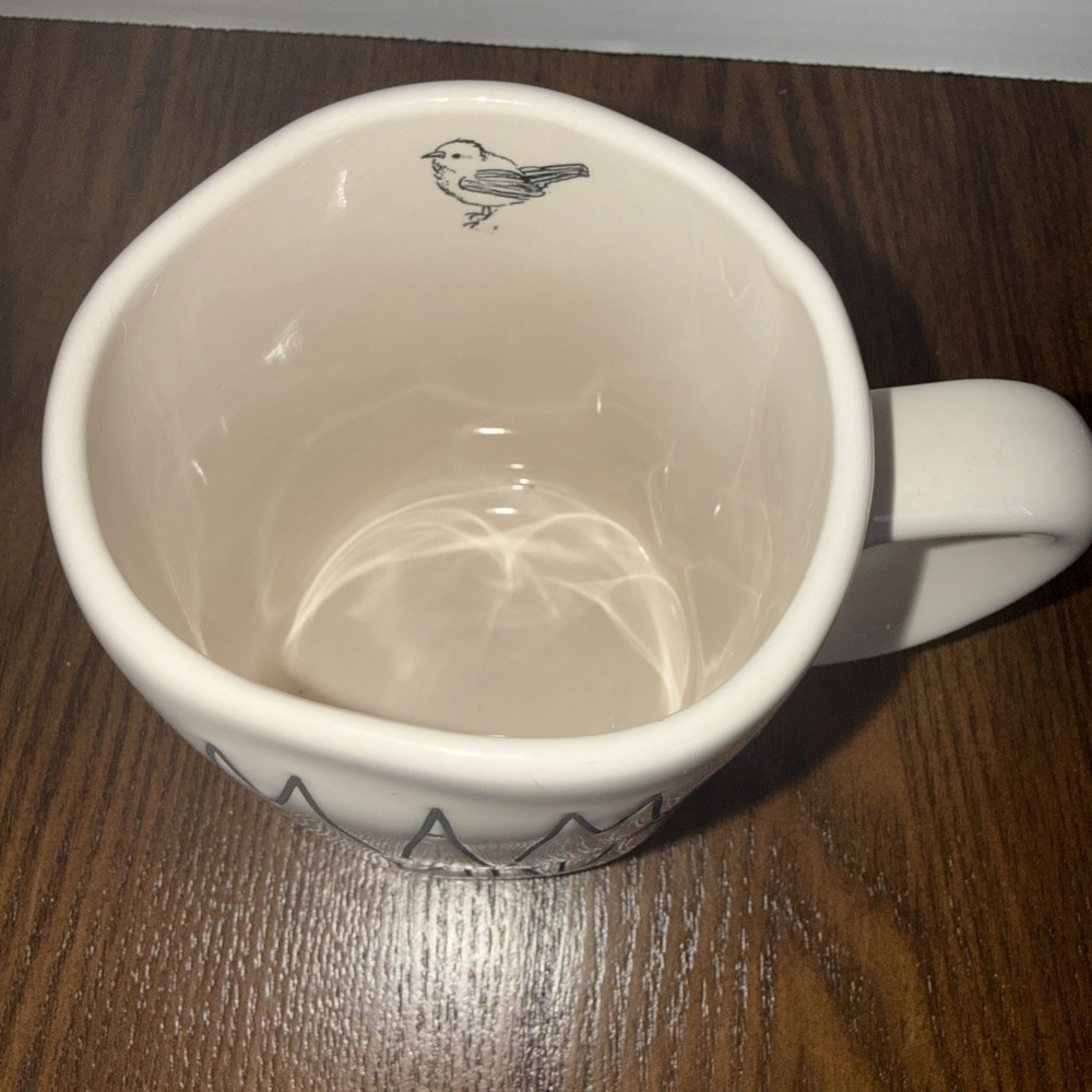 Rae Dunn Mug 'Mama Bird' Artisan Collection Housewares Oversized 18oz 4.5"H - Picture 2 of 5
